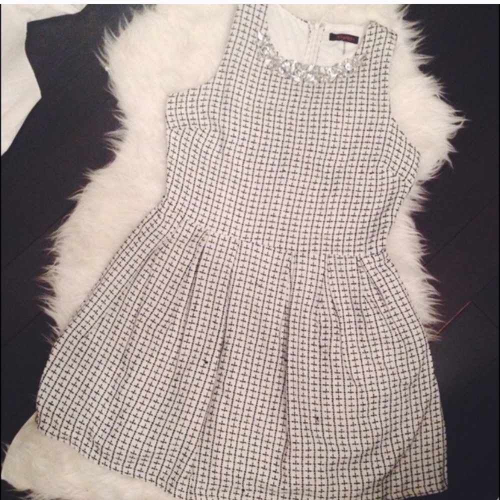 Sparkle tweed dress